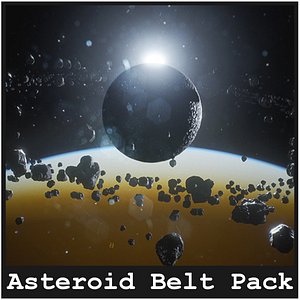 Asteroid Belt  Ultimate Prop Pack 3D model