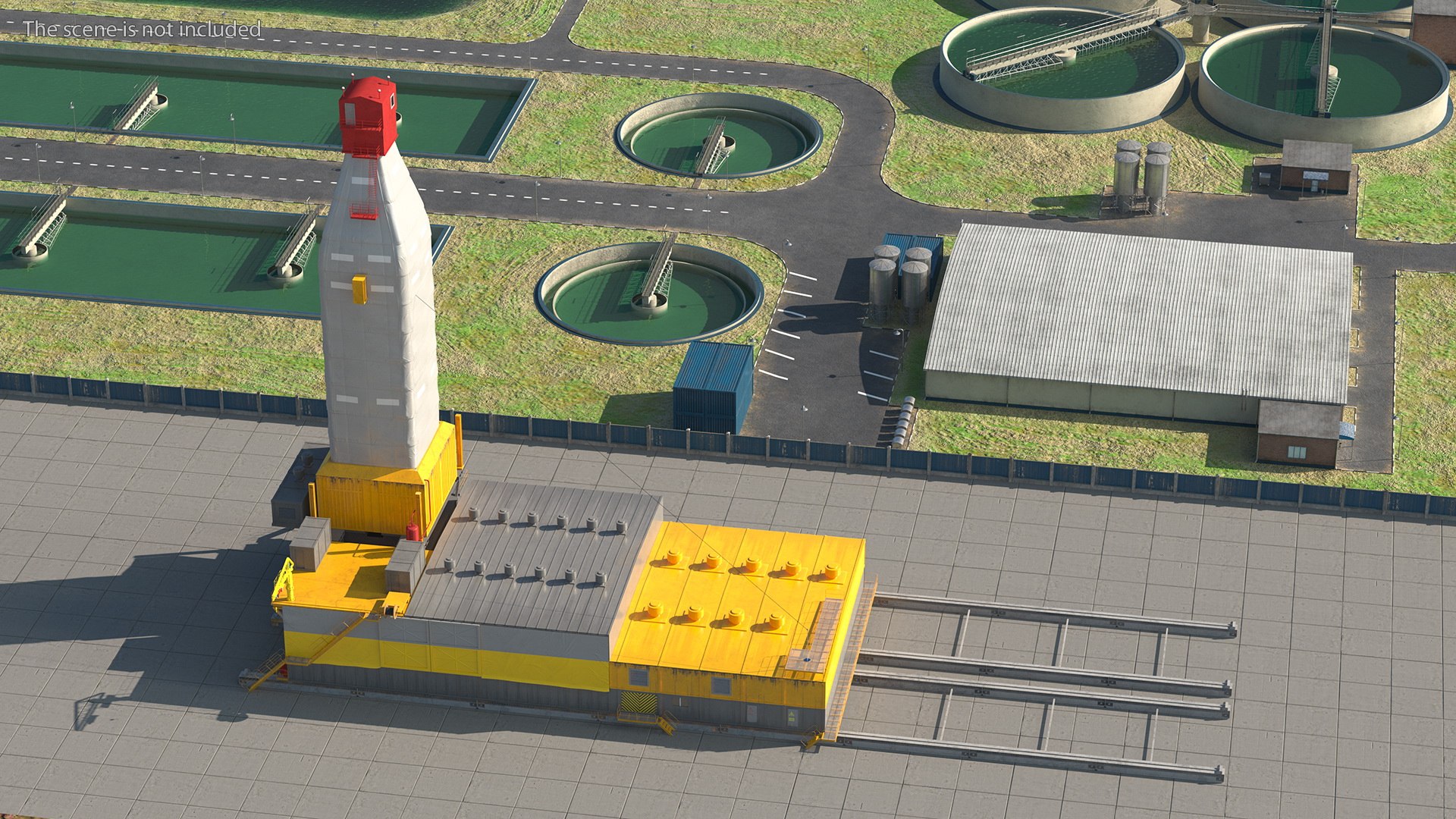3D model Polar Drilling Rig - TurboSquid 1780520