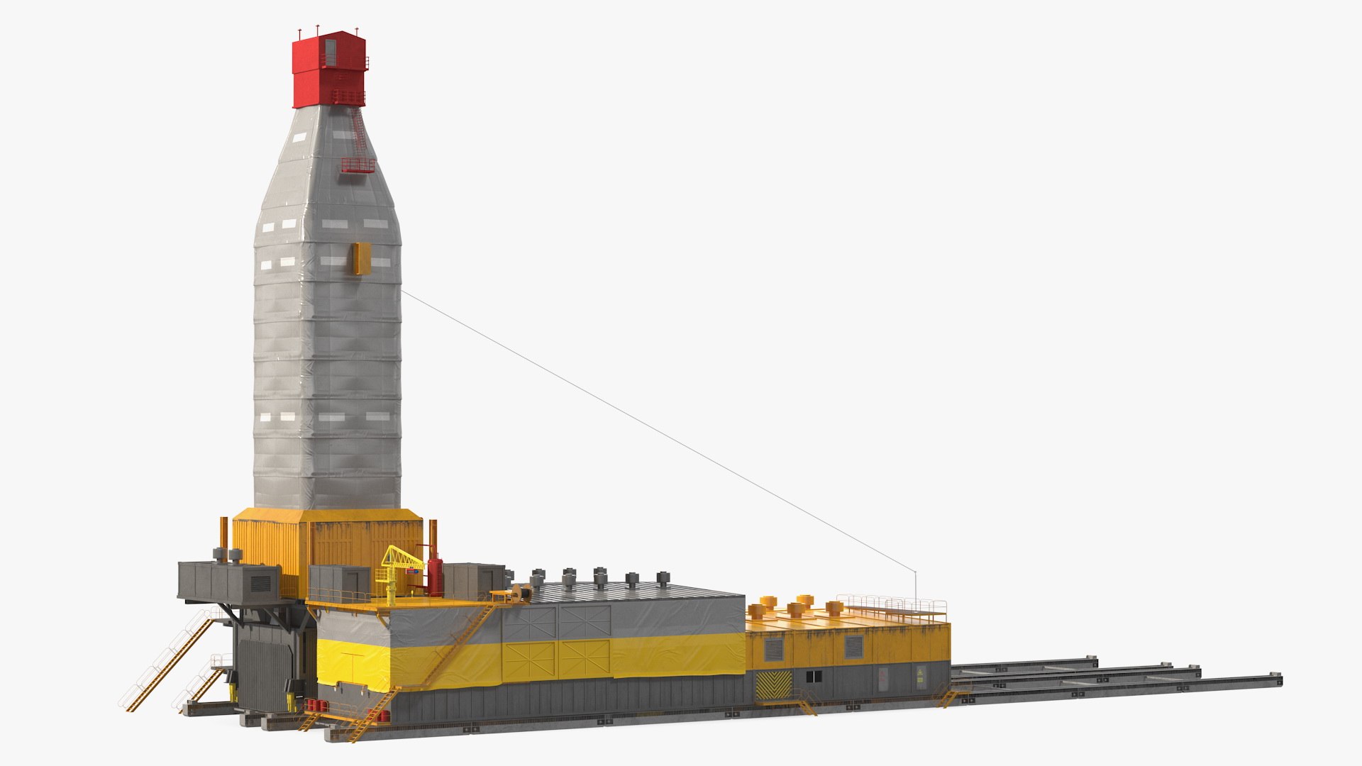3D model Polar Drilling Rig - TurboSquid 1780520