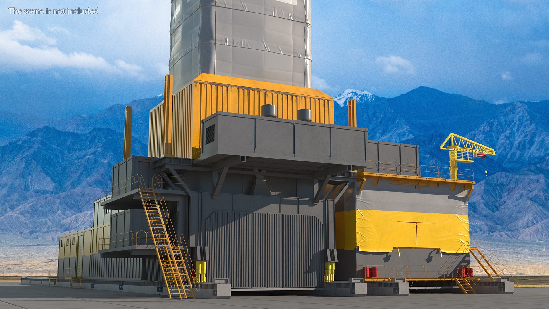 3D model Polar Drilling Rig - TurboSquid 1780520