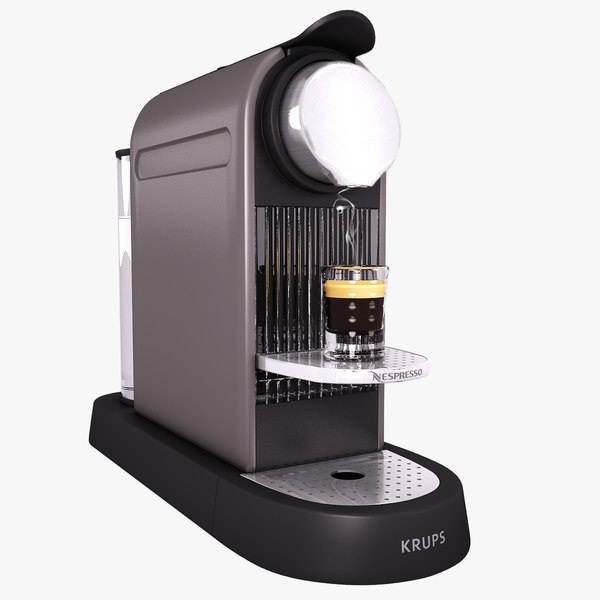 Nespresso Milk Coffee Machine With Milk Frother And 16 Pods Titanium | asaneed.com