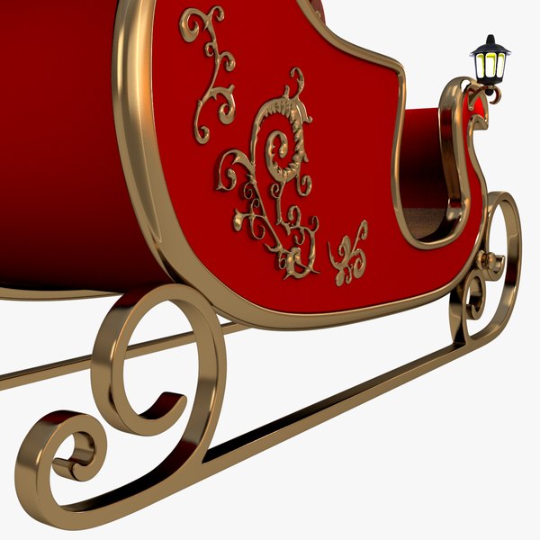 3D santa s sleigh - TurboSquid 1224412