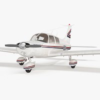 Single Engine Propeller Aircraft Piper PA-28 Cherokee