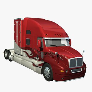 t2000 truck aerodynamic 3d lwo