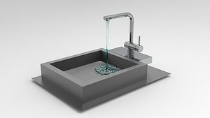 water simulation  3D model