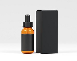 Dropper bottle 3d model model