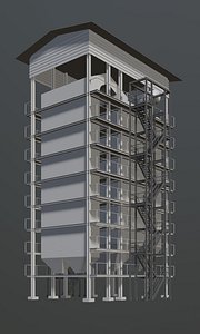 3D model Industrial building 2023-0008