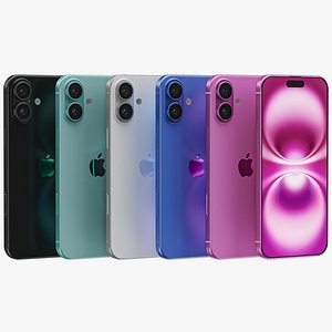 3D model iPhone 16 Plus