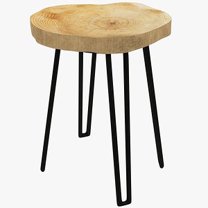 Loft Tree Slice Stool V5