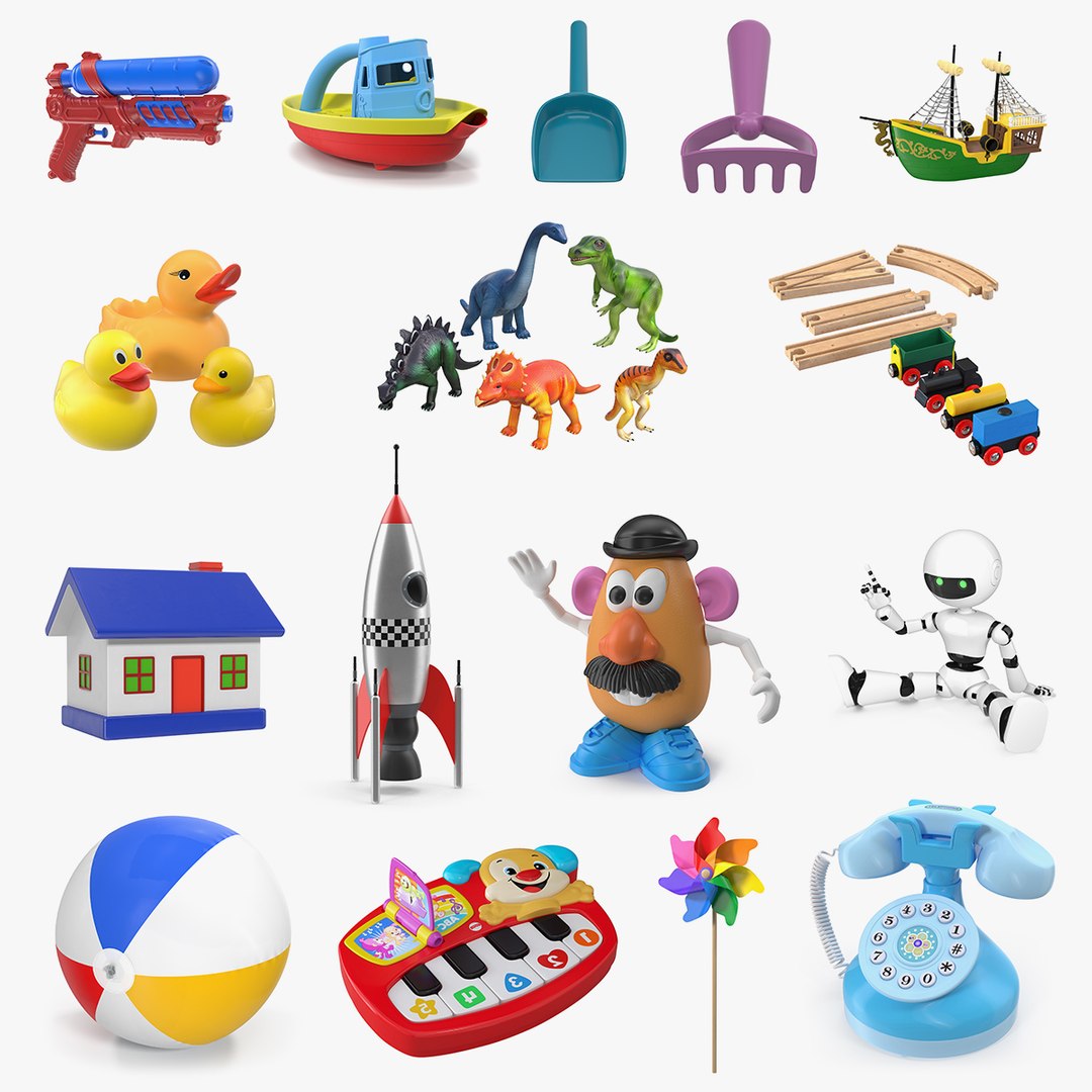 Toys 3D Models Collection 3 3D model preview
