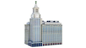 3D model Building 4 Irving Pl New York NY 10003
