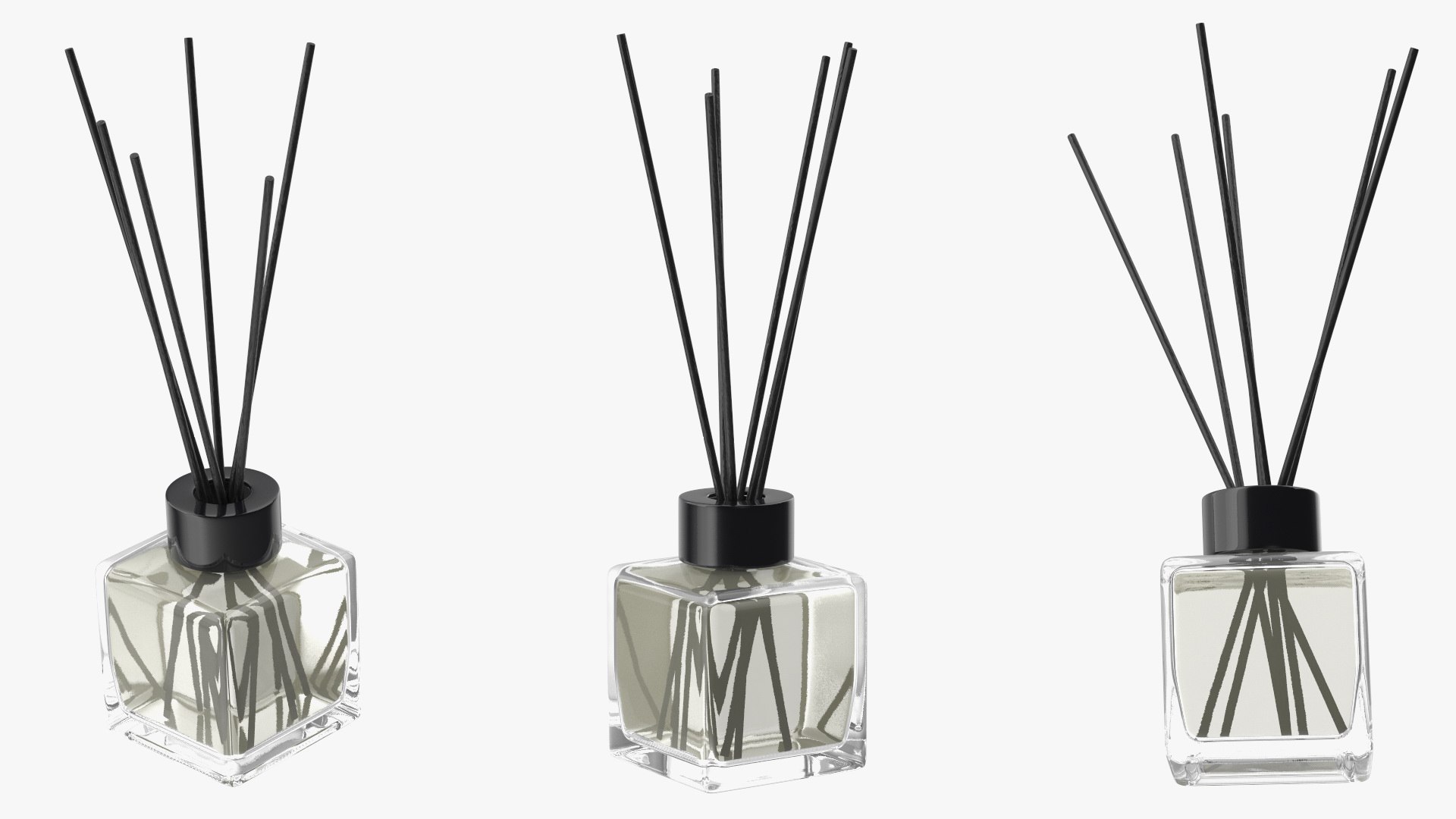 Clear Glass Reed Diffuser 3D - TurboSquid 2371706