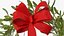 Mistletoe Wreath with Red Bow 3D