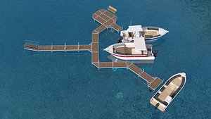 3D Marina for boats