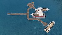 Marina for boats