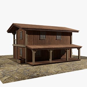 3D Wood House