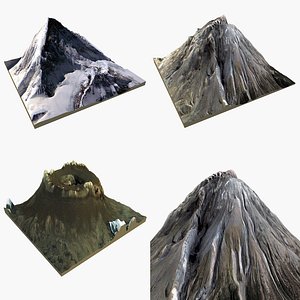 mountain pack 3=2 3d model
