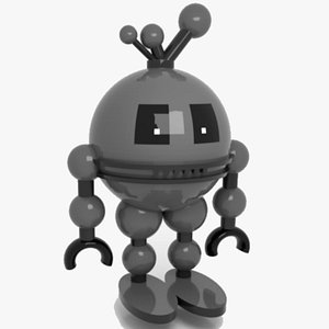 3D Toy Robot 3D Model 2 model
