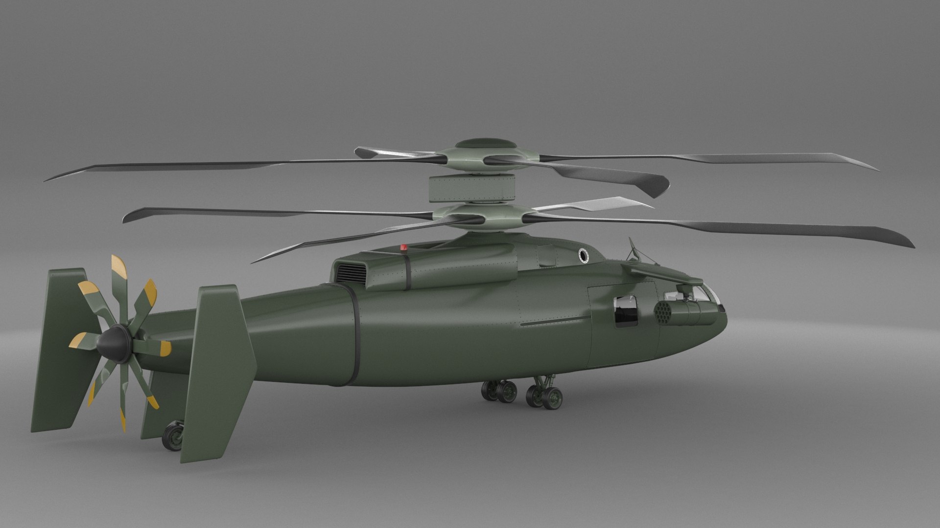 3D Model Military Helicopter - TurboSquid 1825998