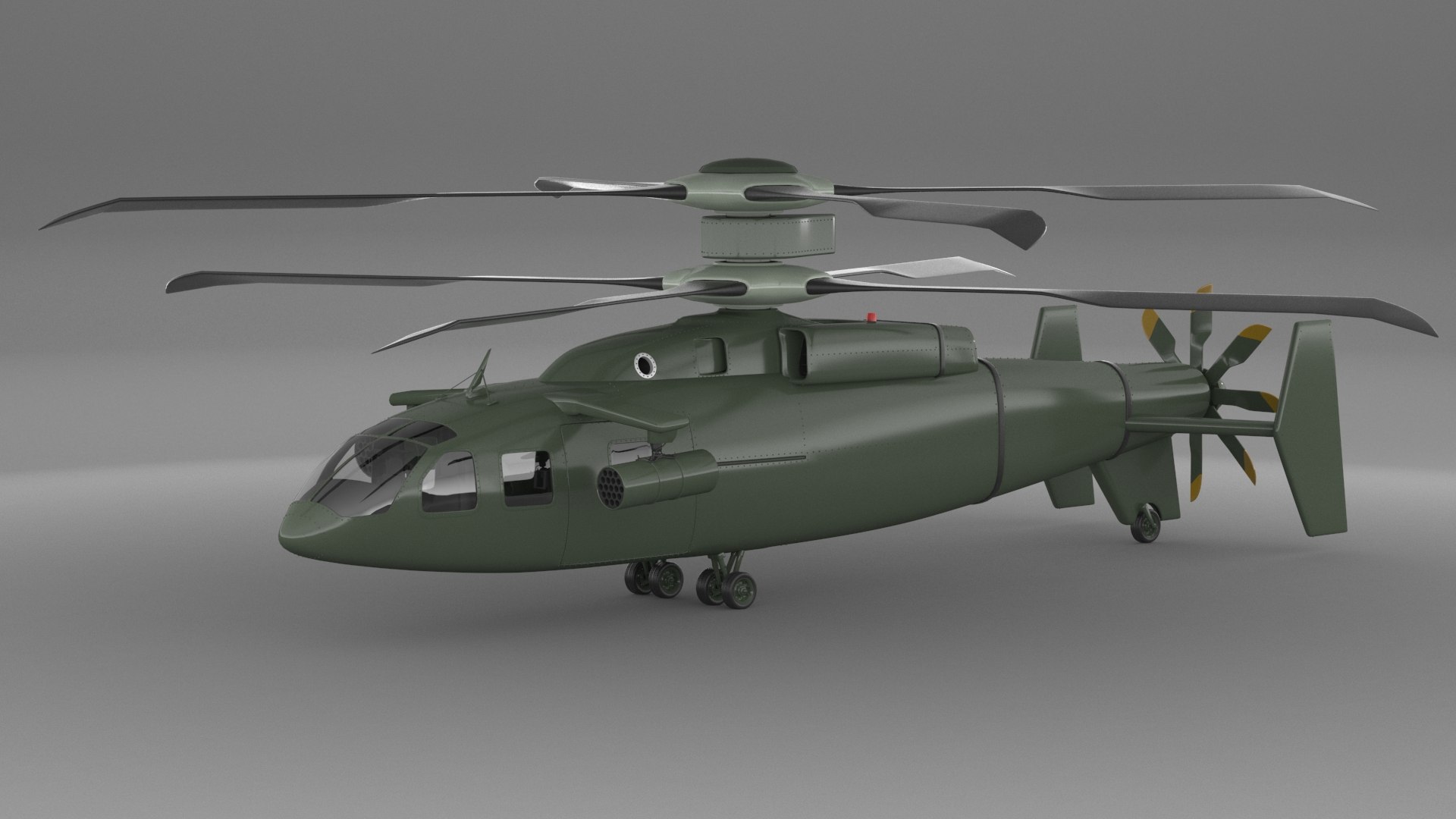 3D Model Military Helicopter - TurboSquid 1825998