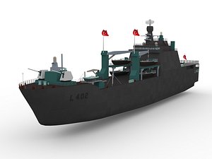 3D milgem l402 bayraktar amphibious