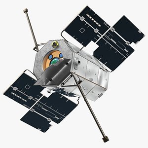 3D The First Space Telescope OAO 2 model