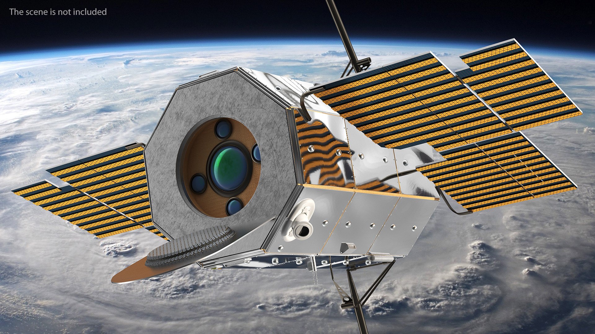 3D The First Space Telescope OAO 2 Model - TurboSquid 2106188