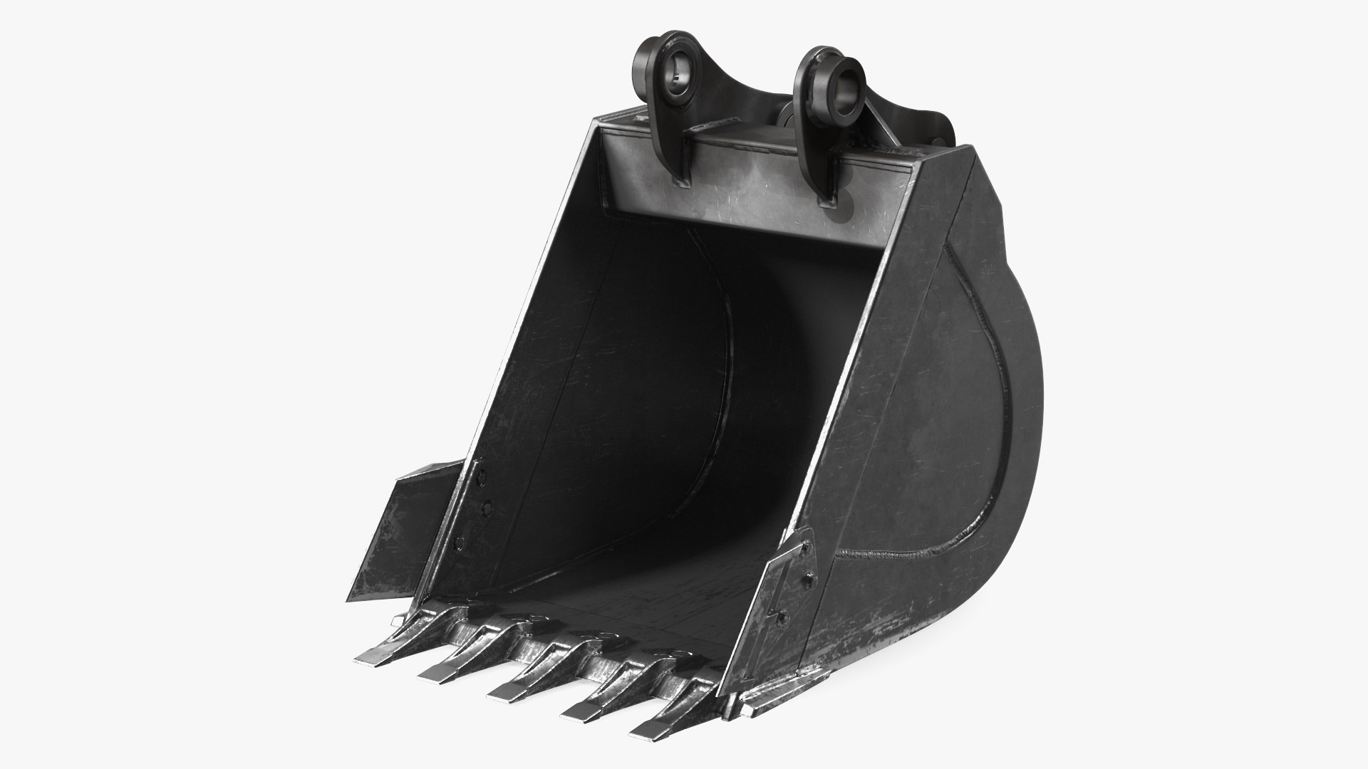 Heavy Duty Excavator Bucket 3D model preview