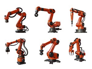 3D model Industrial Robot Arm collection