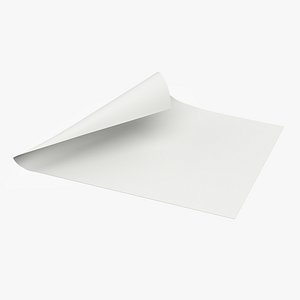 Curled Paper Sheet
