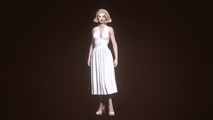 Marilyn Monroe Look alike- Female Character  Dress