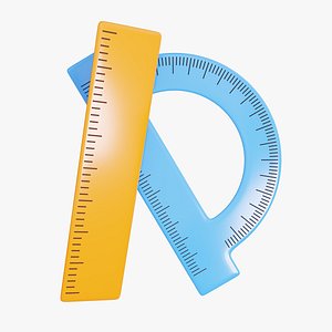 3D Measuring Rulers Set