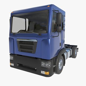 2-axle truck tractor 3D model