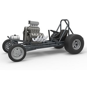 Vintage Front engine dragster Base Scale 1 to 25