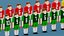 Jugador de fútbol Low Poly