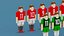 Jugador de fútbol Low Poly
