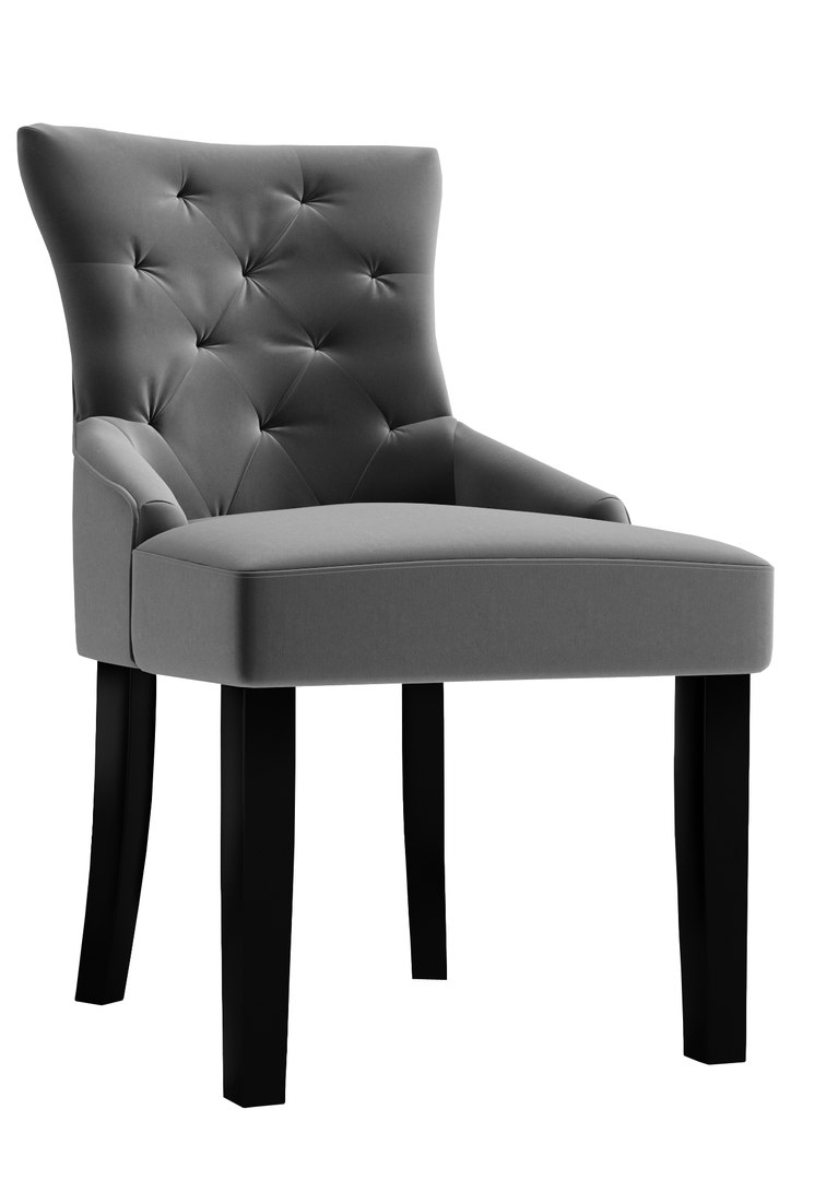 Christopher Knight Home Hayden Tufted Fabric Dining 3D model