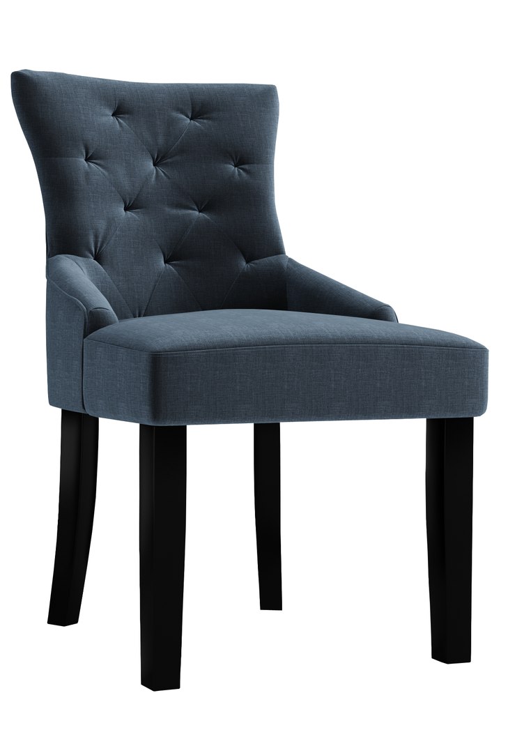 Christopher Knight Home Hayden Tufted Fabric Dining 3D model