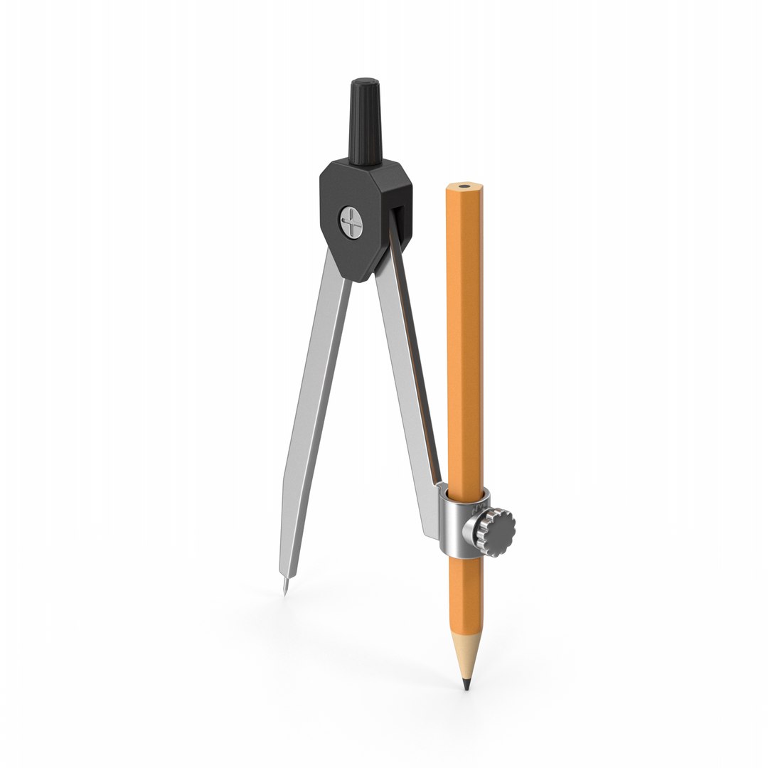 3d Drafting Compass Turbosquid 1929087