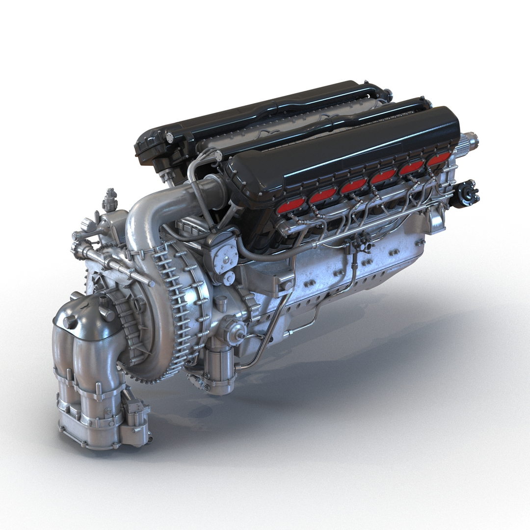 Piston aircraft engines 3 3D model | 1144923 | TurboSquid