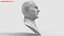 Bust Ataturk Green Painted - PBR