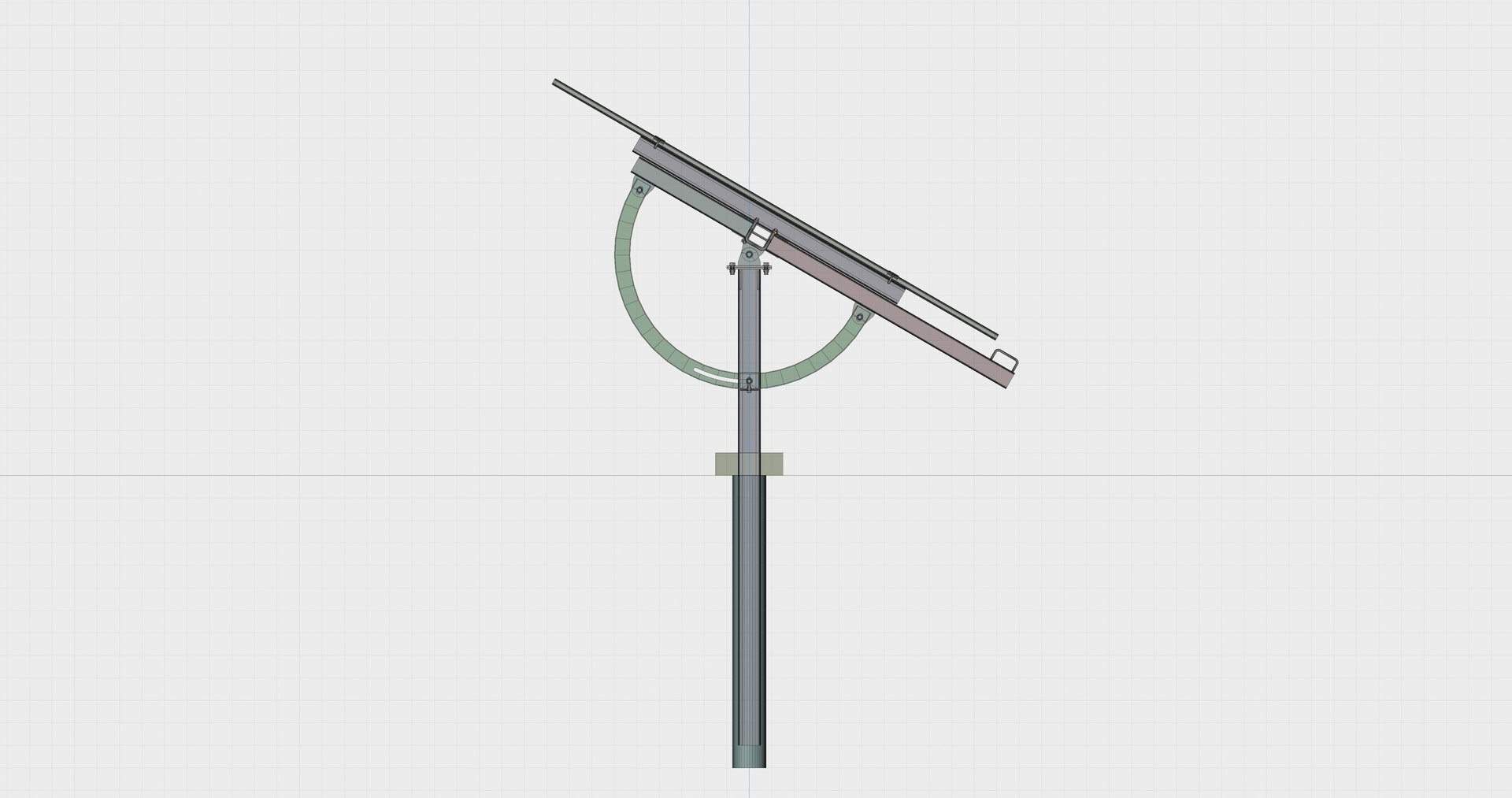 Manual Tracker Solar Energy Structure Type-5 3D - TurboSquid 2221307