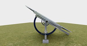 Manual Tracker Solar Energy Structure Type-5 3D