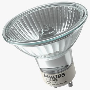 Philips GU10 50W Halogen Light Bulb model