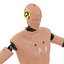 Mannequin d'essai de collision pour homme monté sur Maya