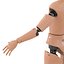 Mannequin d'essai de collision pour homme monté sur Maya
