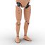 Mannequin d'essai de collision pour homme monté sur Maya