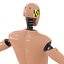 Mannequin d'essai de collision pour homme monté sur Maya