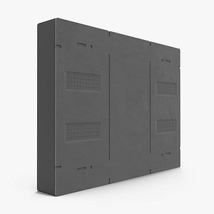 Sci-Fi Painted Panel 5 3D Model
