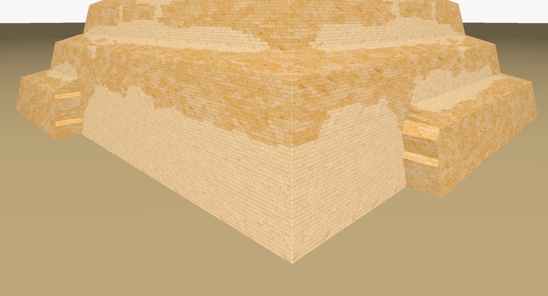 3D Step Pyramid - TurboSquid 1869807